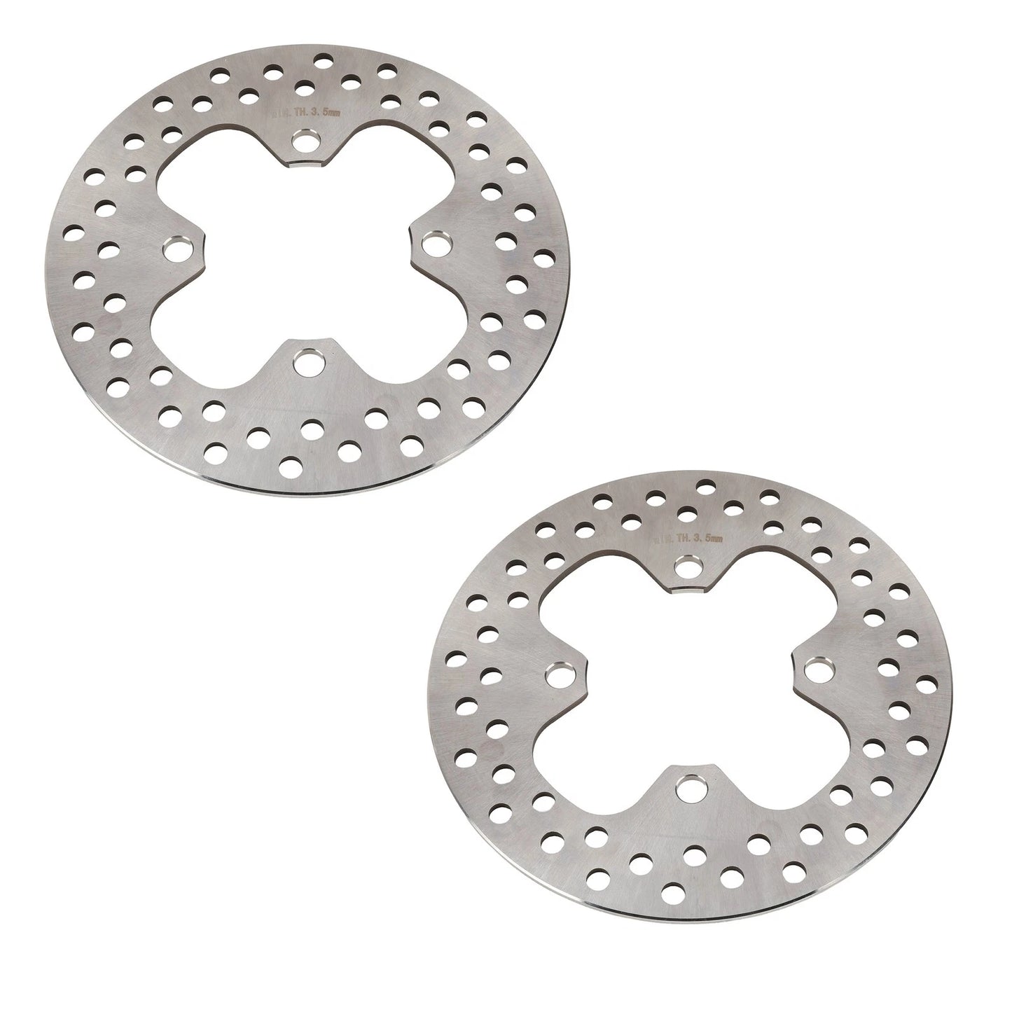 2x Front Disc Brake Rotors for Honda Rancher 420 2x4 & 4x4 (2014–2025)