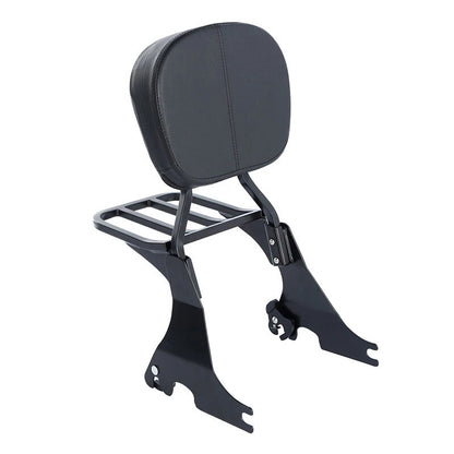 Sissy Bar Backrest Luggage Rack for Harley Sportster Forty-Eight (2004-2022)