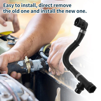 Radiator Hose 3.0T for BMW 540Li G38 Rubber Coolant Black