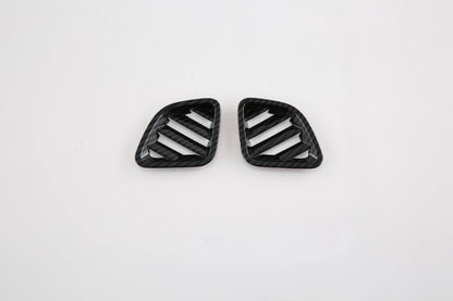 Front Upper Air Vent Cover Trim for Mini Clubman F54 2016-2022 Carbon Fiber 2 x pcs