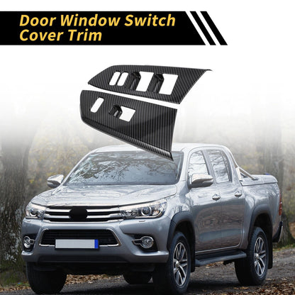 Carbon Fiber Pattern Door Window Switch Panel for Toyota Tundra (2014–2021)