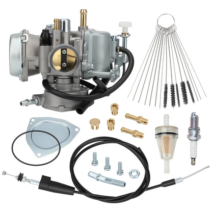 Carburetor & Throttle Cable & Fuel Filter for Suzuki Ozark 250 LTF250(2002-2007)