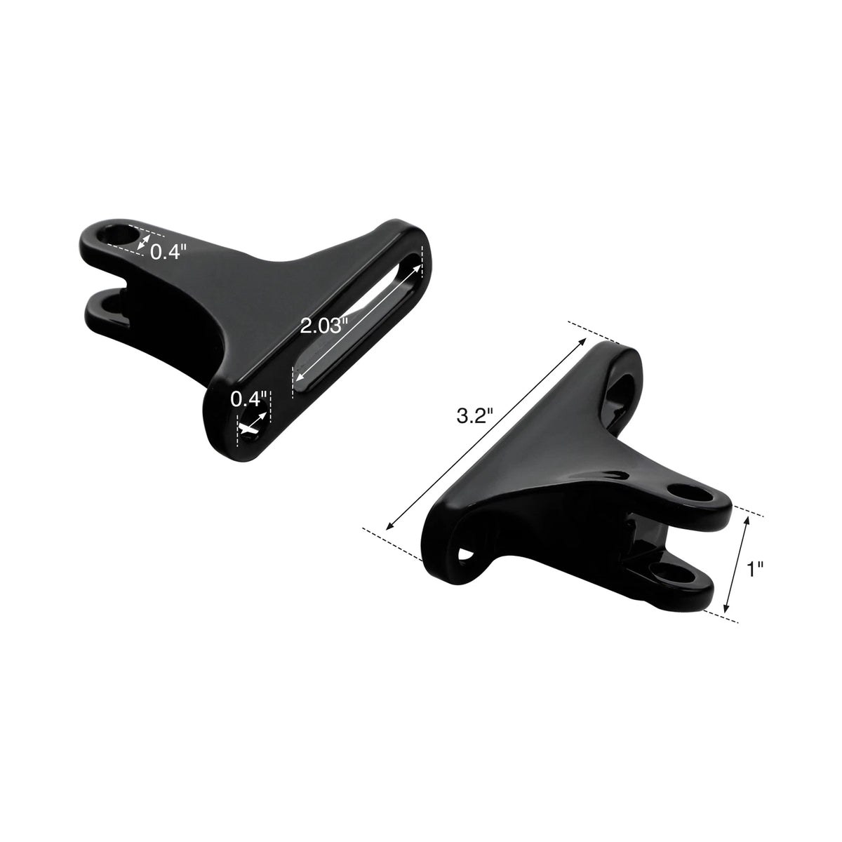 Mini Passenger Footpeg Mounts for Harley Touring Street Road Glide (1993-2025)
