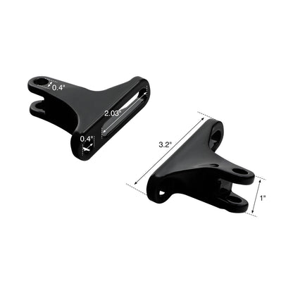 Mini Passenger Footpeg Mounts for Harley Touring Street Road Glide (1993-2025)