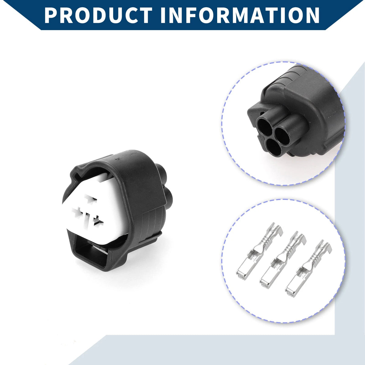 3 Pin Headlight Fog Lamp Connector Plug for Toyota