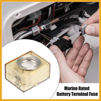 Fuse Terminal 40A Marine Battery Fuse Terminal for Boat