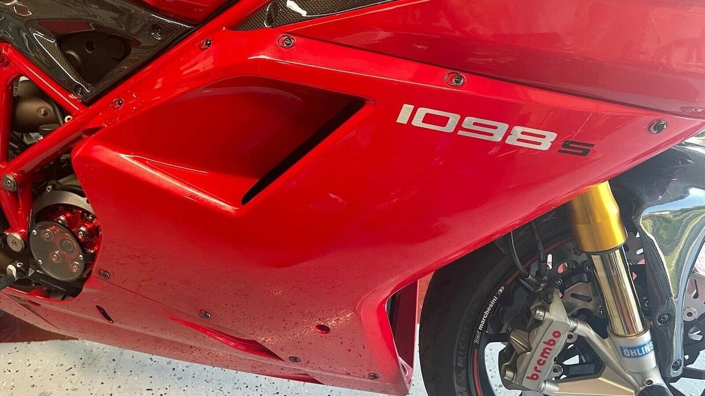 Black Fairing for Ducati 1098 1198 848 (2007–2013)