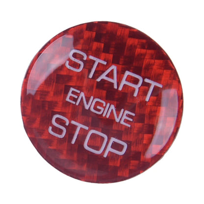 Carbon Fiber ABS Start Stop Engine Button Cover for Land Rover Range Rover (2013-2023)