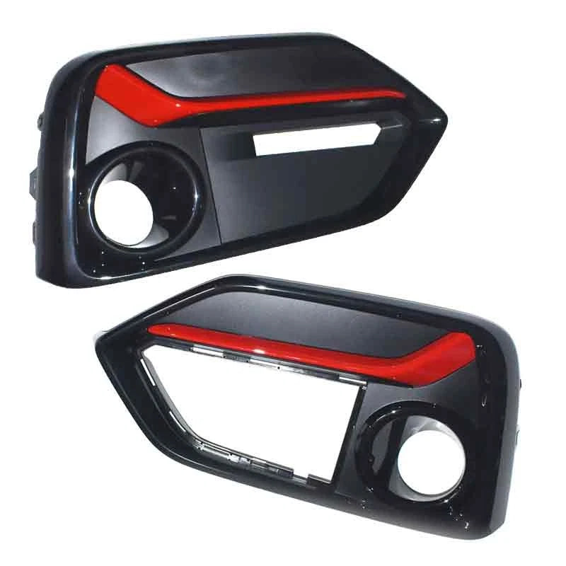 Bumper Fog Light Bezel Covers  Left & Right for Honda Civic (2020-2021)