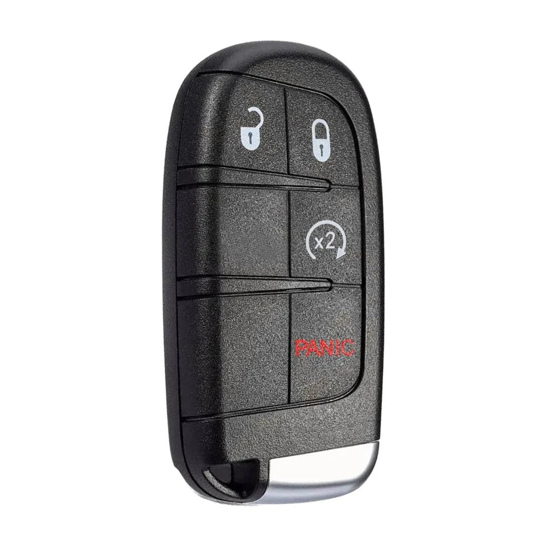 Panic Button Car Key Cover for Jeep Chrysler Dodge (Fits Multiple Models)