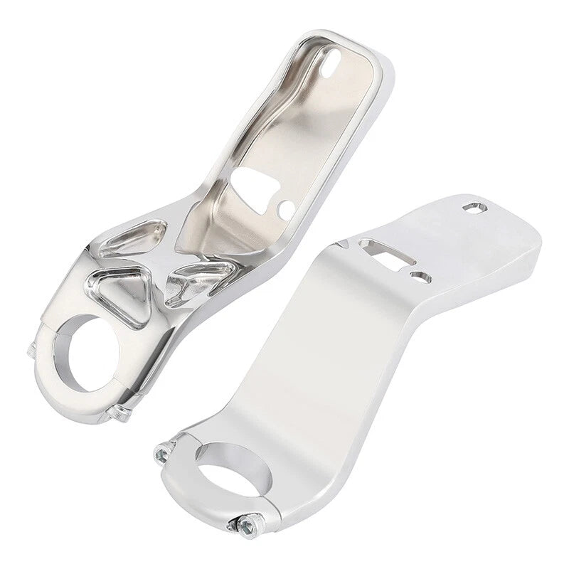 Chrome Headlight Fairing Support Bracket for Harley Low Rider ST (2022-2025)