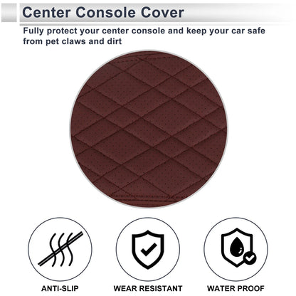 Car Center Console Cover for BMW 1 Series 2012-2018 Wine Red 1 x Pc