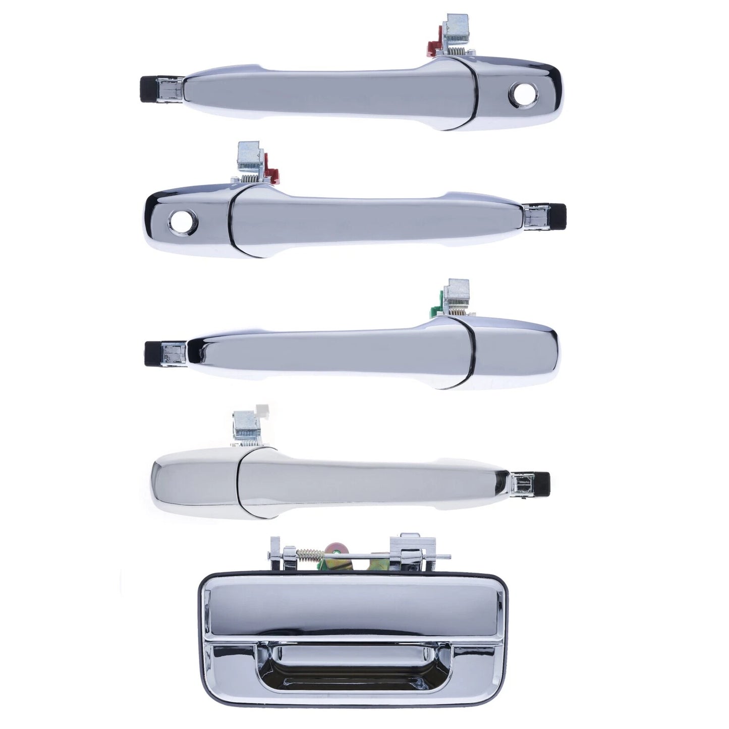 5pc Front & Rear Left + Right Outer Door & Tailgate Handles for Ford Ranger BT50