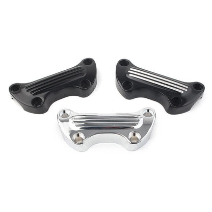 Aluminum Handlebar Riser Top Clamp Cover for Harley Sportster, Softail, Dyna