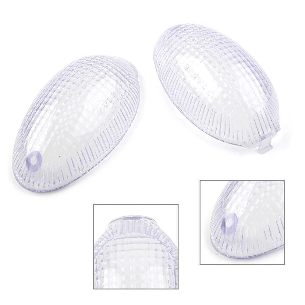 Clear Front Turn Signal Light Lens for Ducati Monster 797 821 1100 1200 (2006-2010)