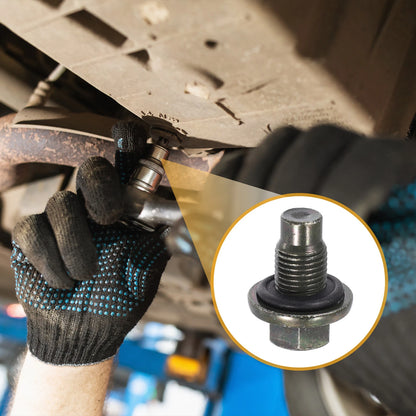 Oil Drain Plug Pan Thread Repair for Ford F-150 Bronze Tone