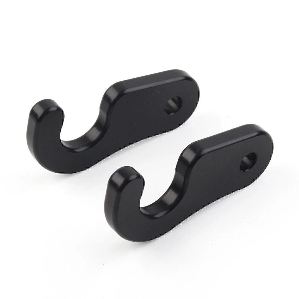 Black Sun Visor Clips for Jeep Wrangler, Gladiator (2018-2023)