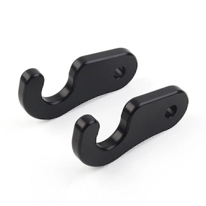 Black Sun Visor Clips for Jeep Wrangler, Gladiator (2018-2023)