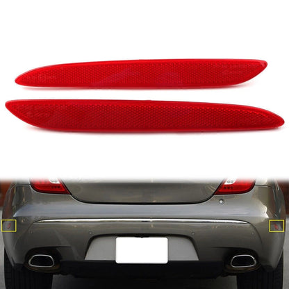 Red Rear Bumper Trim Side Reflector for Jaguar XJ (2010-2017)