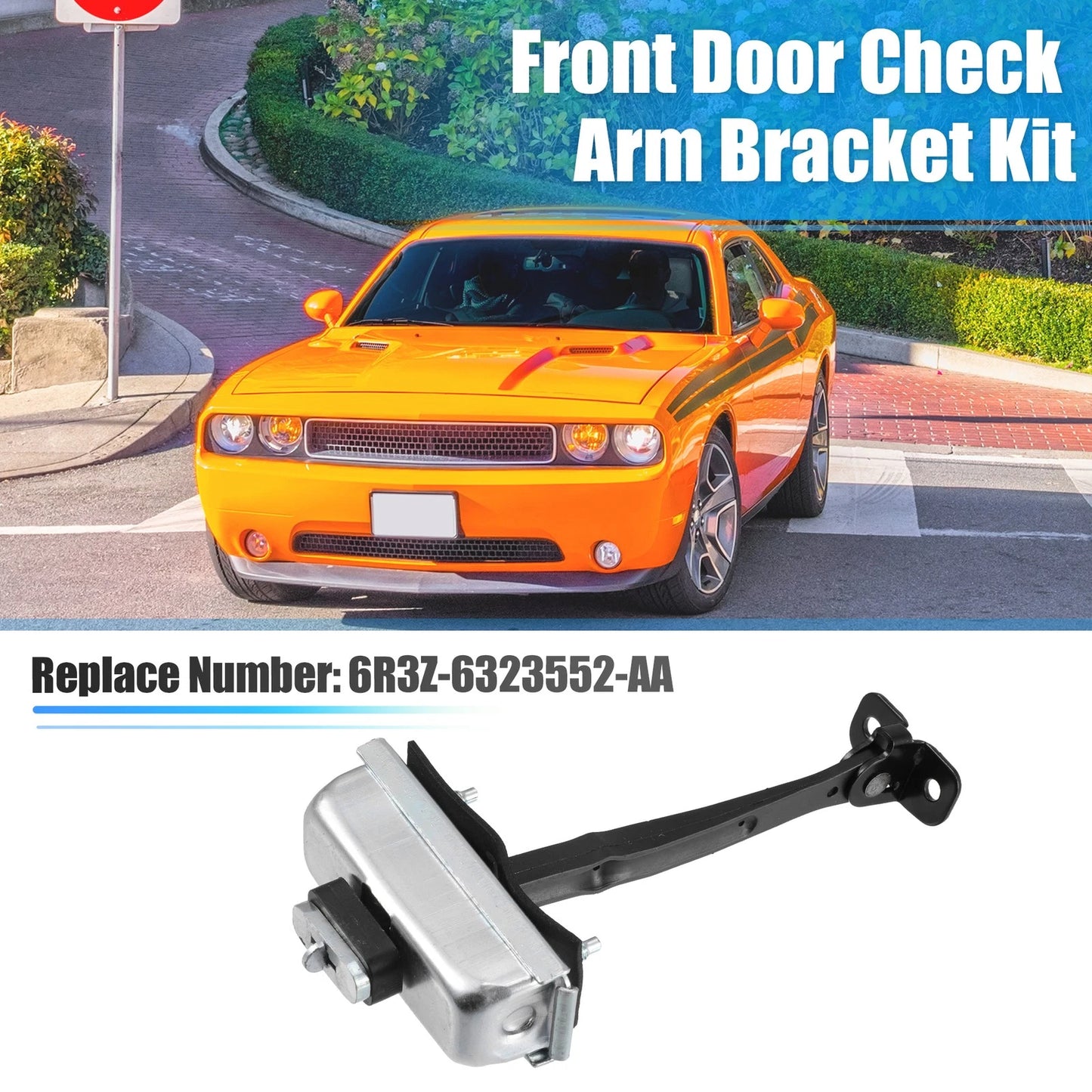 Front Door Check Strap Stop Limiter for Ford Mustang (2005-2014)