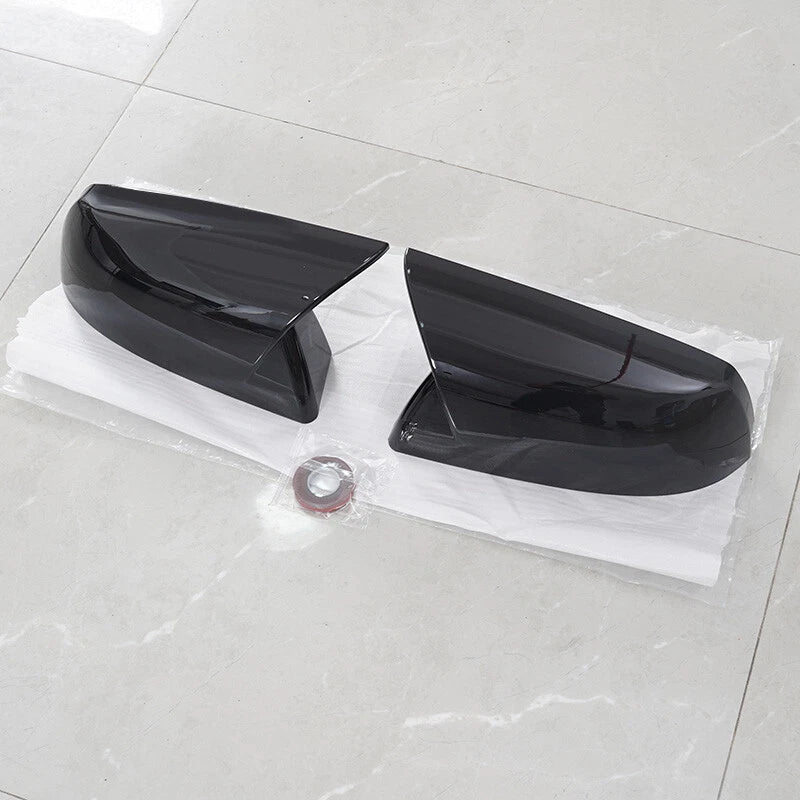 OX Horn Side View Mirror Cap Cover Gloss Black for Tundra, Sequoia (2007-2021)