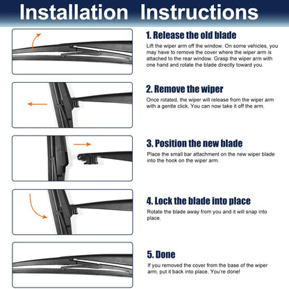 10 inch Rear Windshield Wiper Blade for Toyota RAV4 (2015-2017)