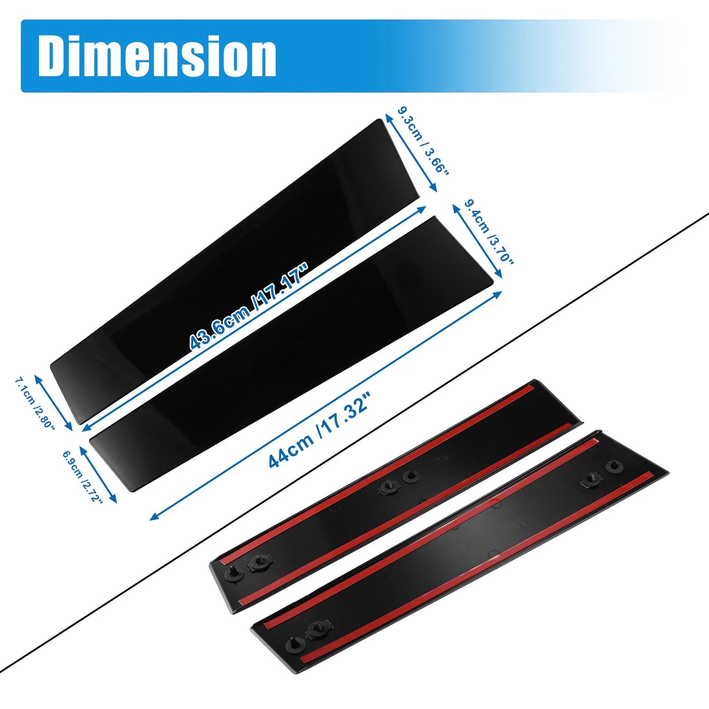 Windshield Pillar Trim for Ford Explorer 2011 (2011) - Left & Right Pair