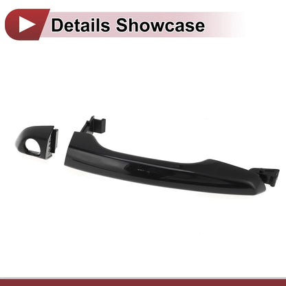 Car Door Handle Grip for Hyundai Elantra Sedan Front Left (2010-2015) Black