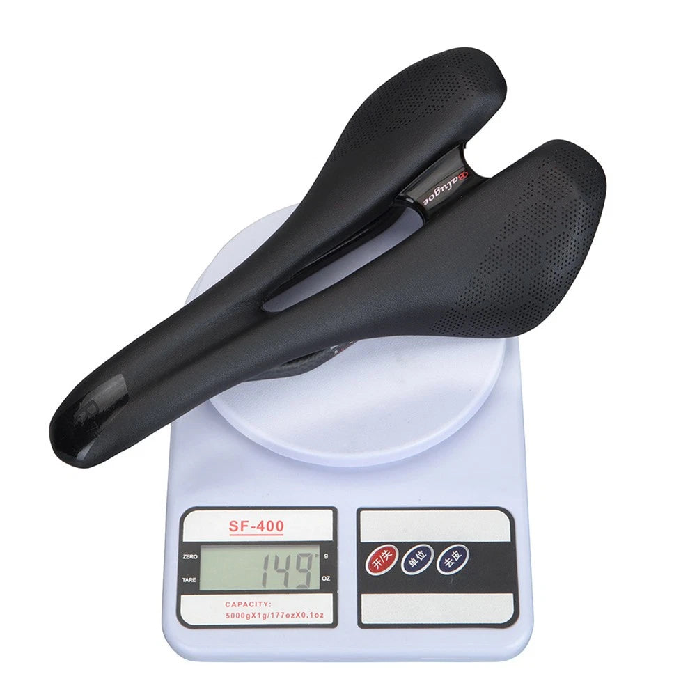 Carbon Fiber Cushion Seat Saddle for MTB Road Bike - Lightweight & Durable