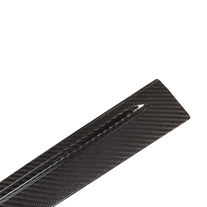Real Carbon Fiber Center Console Dashboard Cover Trim for Porsche Cayenne 2018+