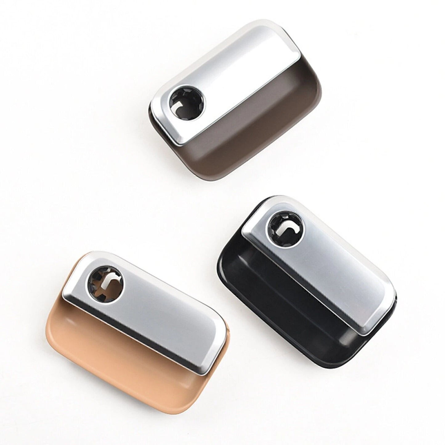 Glove Box Pull Handle Cover Kit 1 x Brown for Porsche Cayenne (2010-2018)