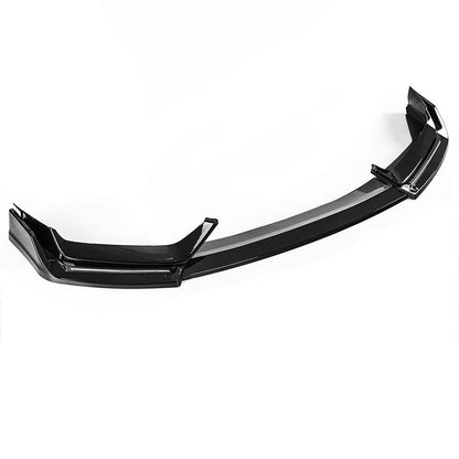 Gloss Black LED Front Bumper Lip for 17-21 Honda Civic Si & Hatchback
