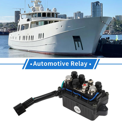 Marine Outboard Trim Solenoid Relay 12V 8 Terminal for Yamaha 4 Stroke Engine