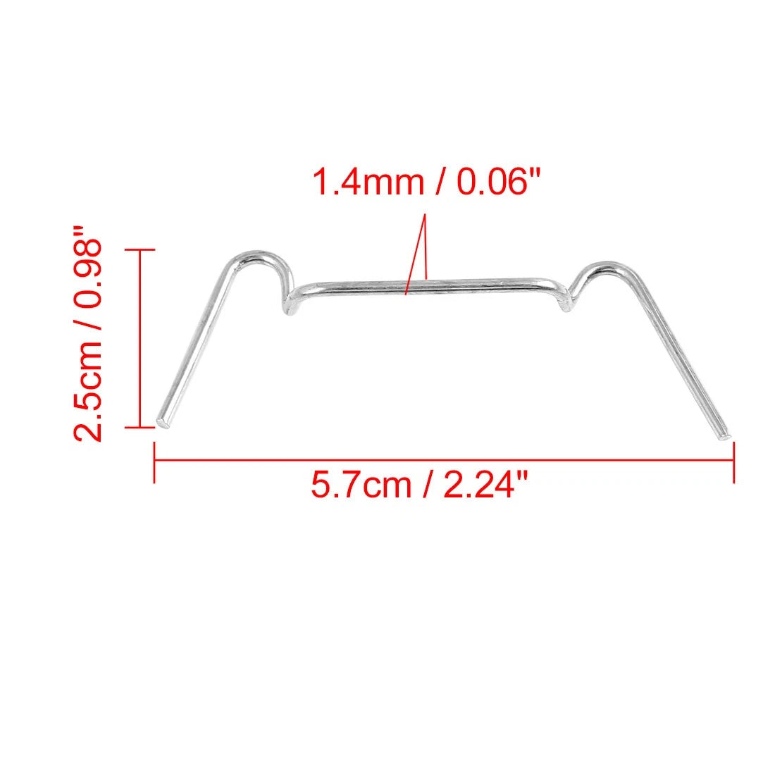 5pcs Universal Replacement Motorcycle Fastener Spring Clip for Square Headlight