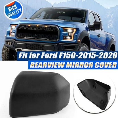 Left Driver Side Wing Mirror Cover Cap Matte Black for Ford F-150 2015-2020