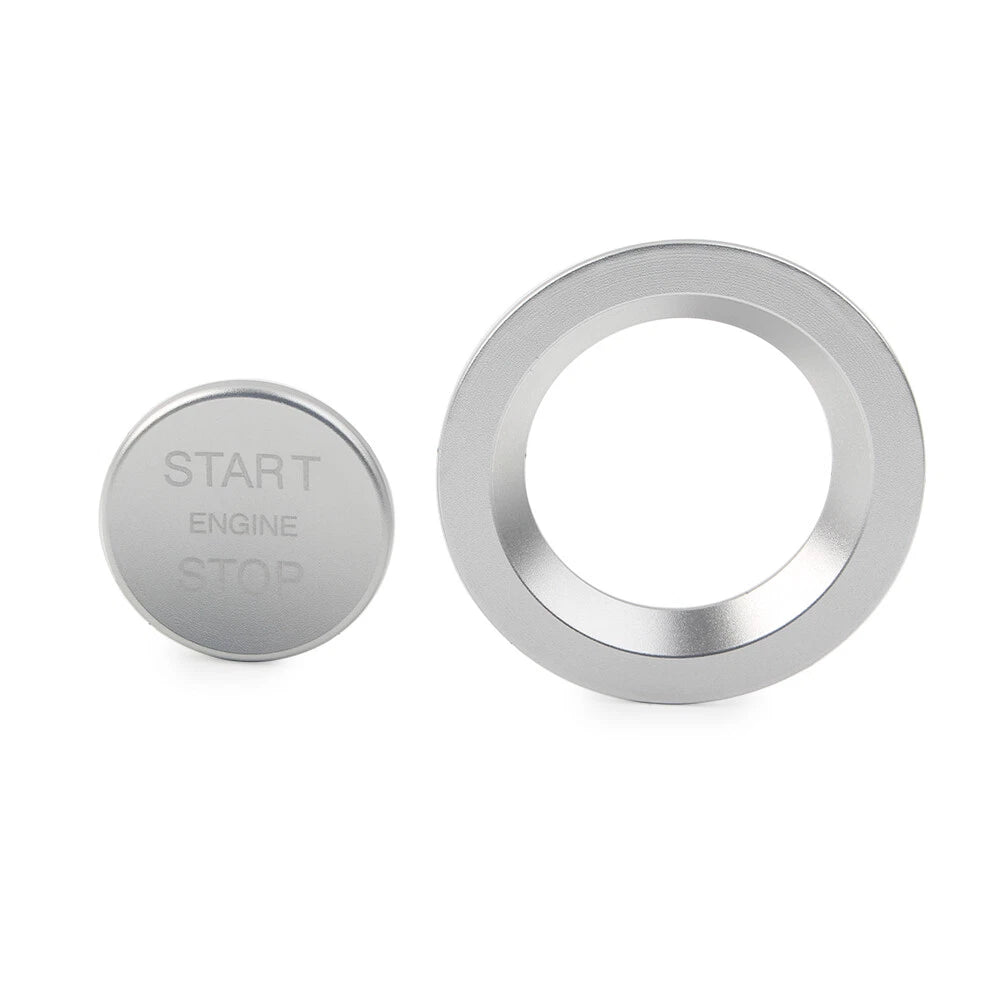Keyless Engine Push Start Button w/ Ring for Land Rover & Jaguar (2013-2023)