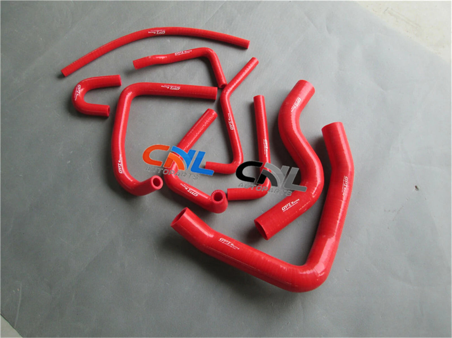 RED Silicone Radiator Heater Hose for Pajero NH NJ V6 3.0 1991-1996