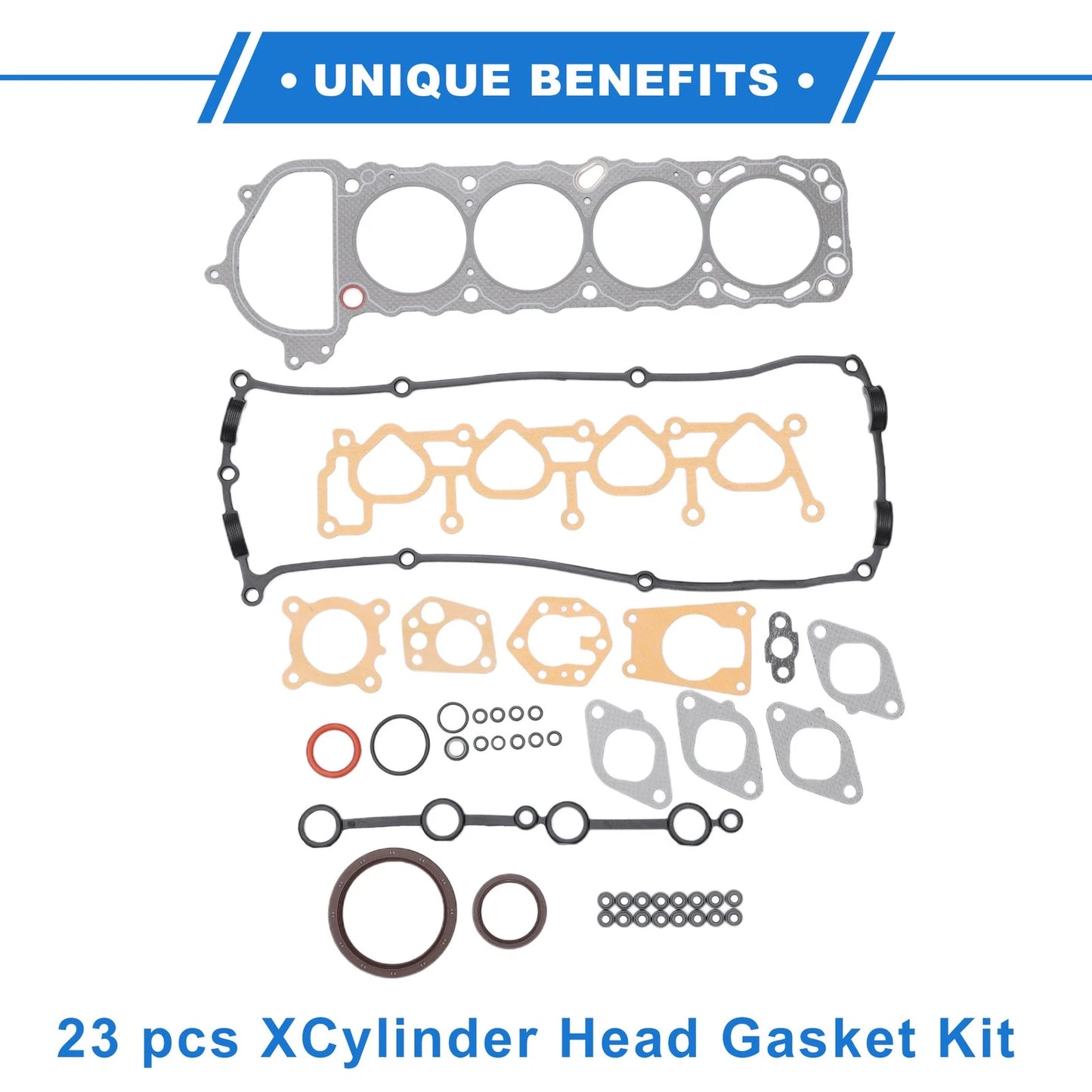 Cylinder Head Gasket Kit for NISSAN KA24/D22