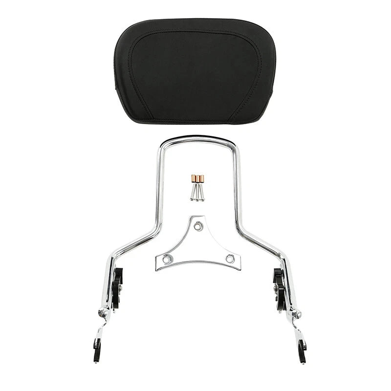 Passenger Upright Sissy Bar Backrest Pad for Harley Touring (2009-2025)