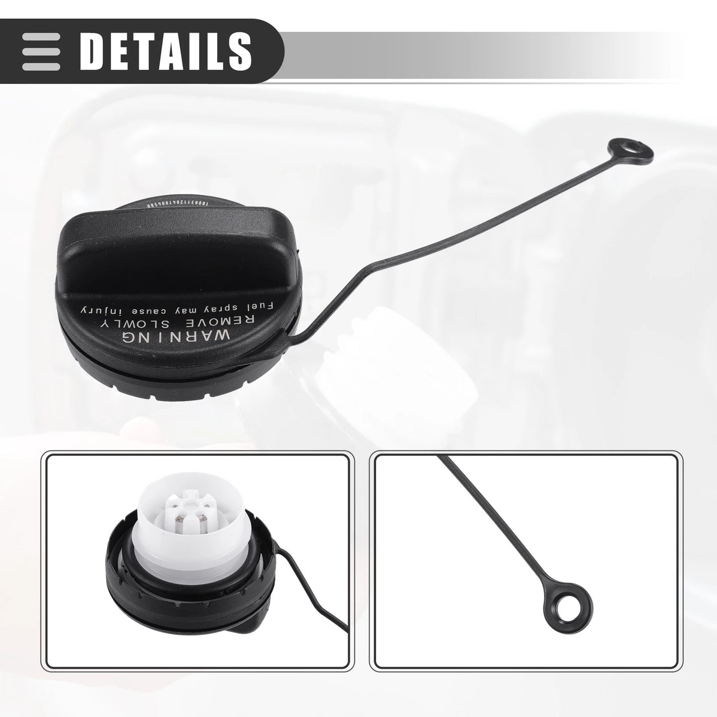 Gas Cap for Subaru Outback (2010-2012) Plastic Black