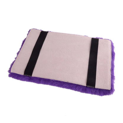 Faux Fur Armrest Cushion Cover for Car Center Console Mat Pad Protector