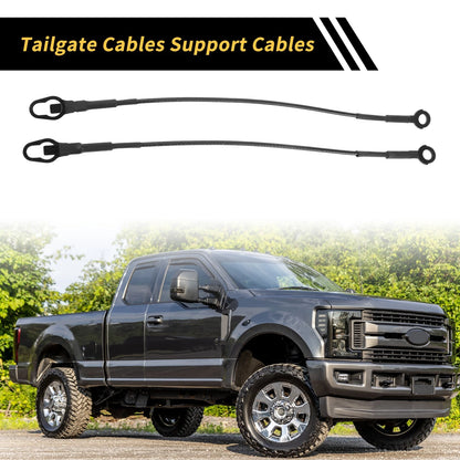 Tailgate Cables 2 x Support Cables for Ford F-150 F-250 F-350