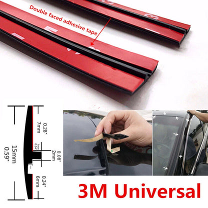 3M Rubber Moulding Car Roof Edge Windscreen Seal Strip