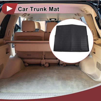 Cargo Liner Rear Trunk Mat for BMW X1 F48 (2016-2022) Black TPE Grid