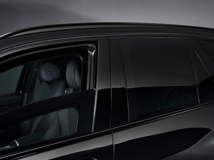 Black Stainless Steel Window Strip Cover Trim for BMW X5 G05 (2019-2022)