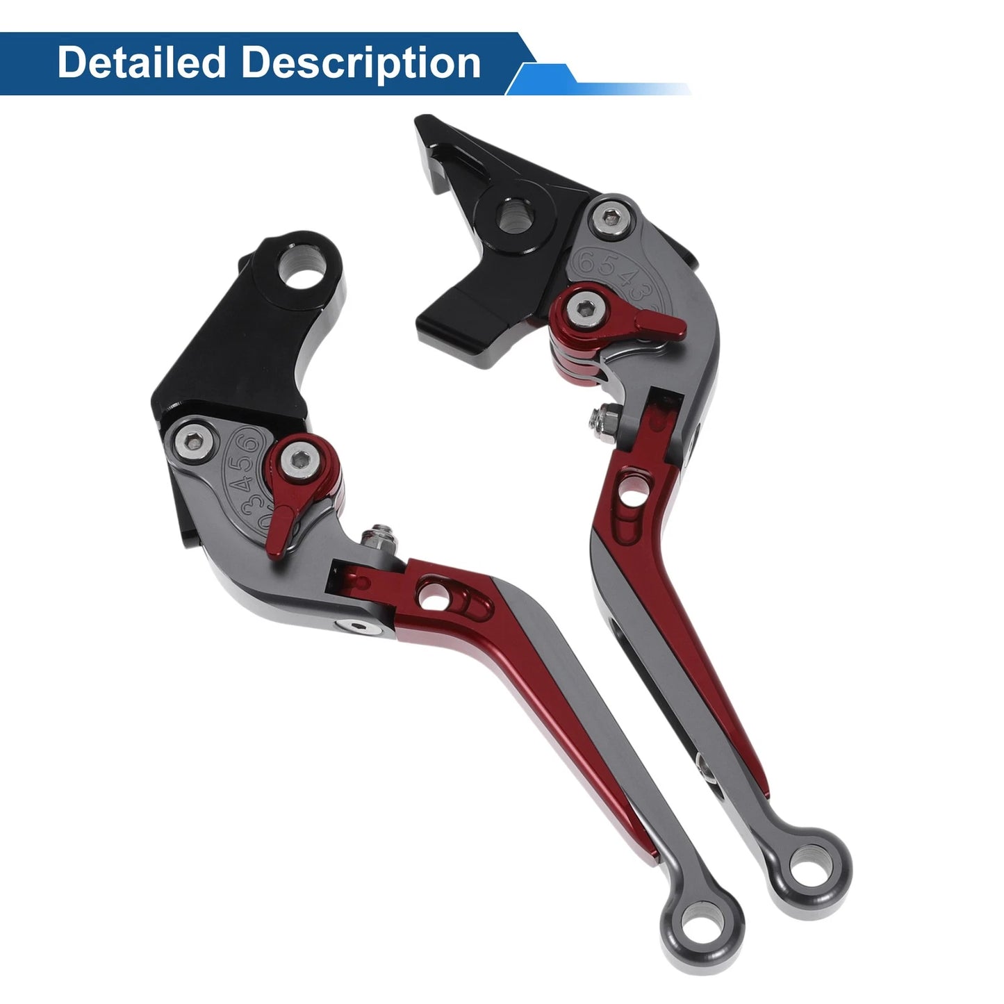Adjustable Brake Clutch Levers  for Honda X11 (1999-2002) Titanium Red