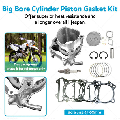 434cc Big Bore Cylinder Piston Gasket Kit for Suzuki DR-Z 400 (2000-2021)