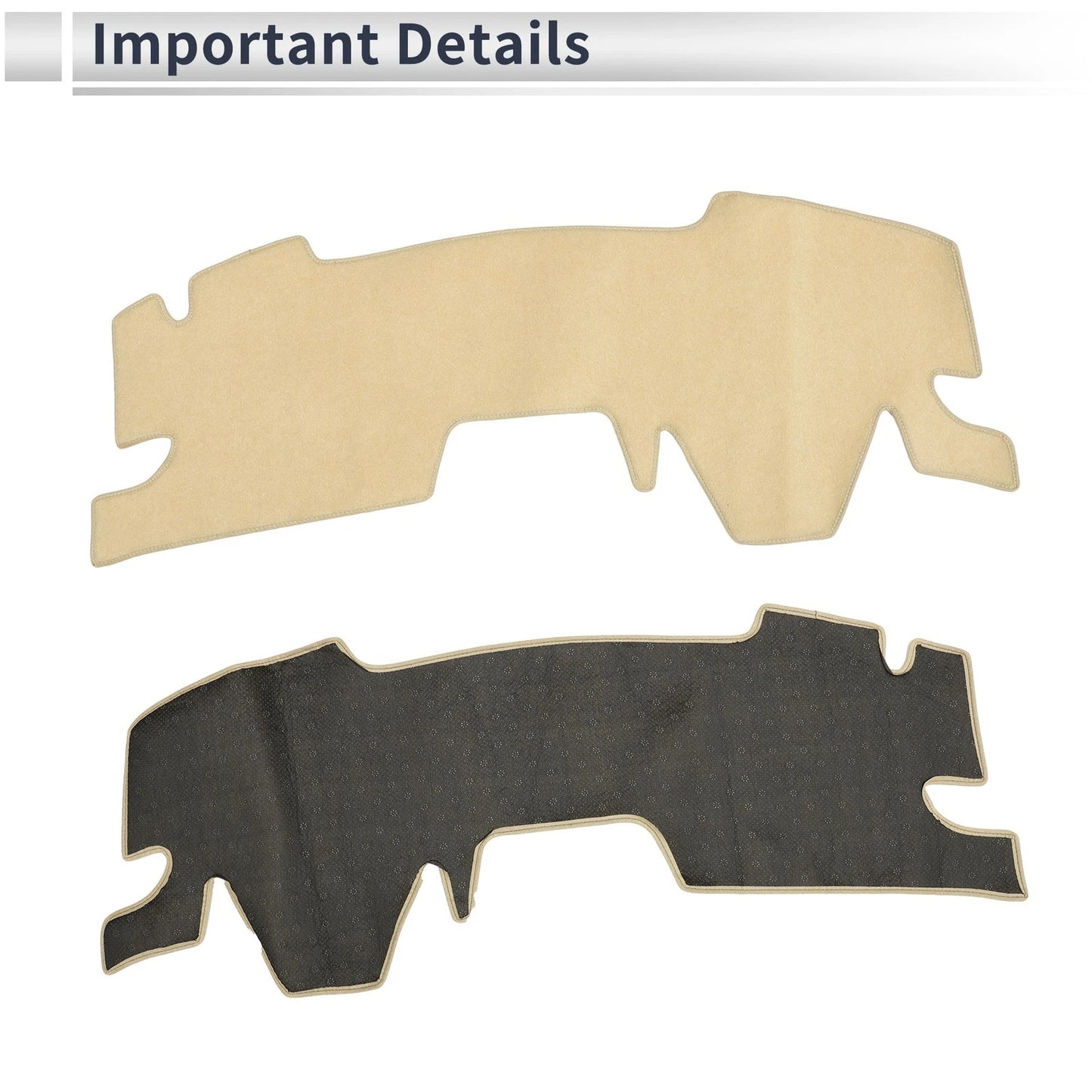 Dashboard Cover Mat for TOYOTA Yaris Cross (2023) Sun Protector Pad Beige