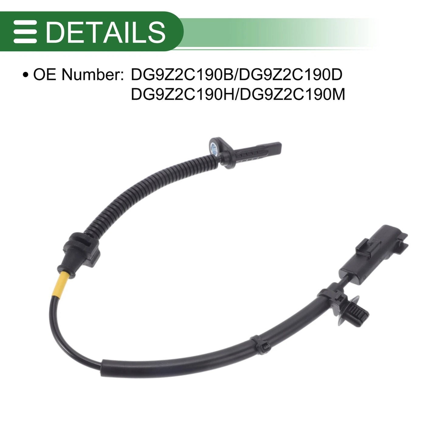ABS Wheel Speed Sensor for Ford Edge (2015-2018) - 1 x DG9Z2C190B