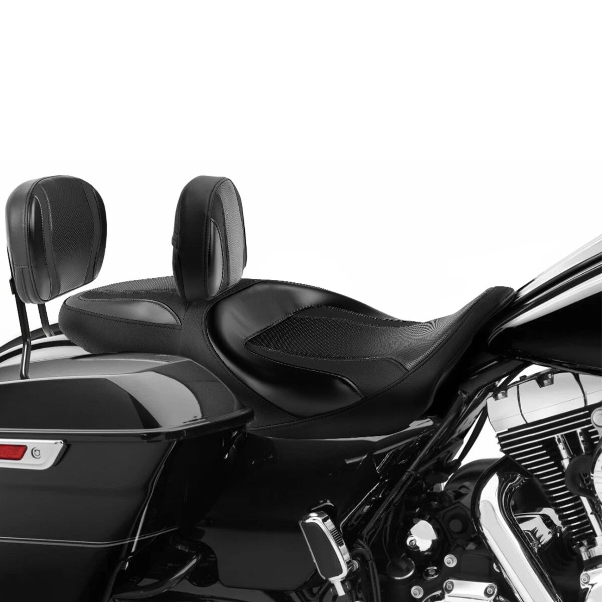 Seat Backrest Pad for Harley Touring Road King Glide (2009-2023)